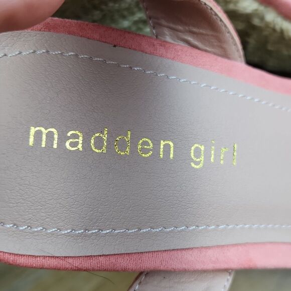 🔸️Madden Coral Vail Buckle Strap Espadrille Wedge Heels Size 8.5 - Picture 12 of 13